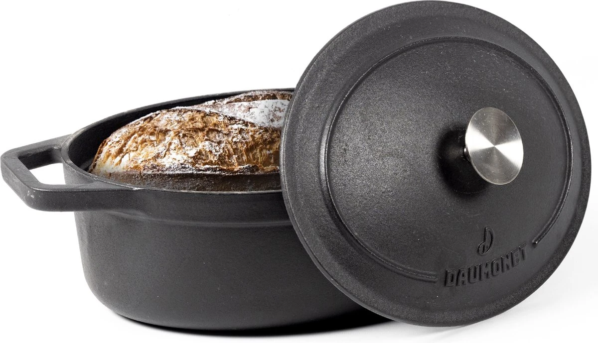 Gietijzeren Braadpan - Sudderpan Zwart van Daumonet - Ovaal - Ø 29 cm - 3 liter - 100% PFAS & PFOA vrij - Emaille - Geschikt voor alle warmtebronnen - Elektrisch - Gas - Halogeen - Inductie - Keramisch - Vaatwasserbestendig Gietijzeren Braadpan - Sudderpan Zwart Van Daumonet - Ovaal - Ø 29 Cm - 3 Liter - 100% PFAS & PFOA Vrij - Emaille - Geschikt Voor Alle Warmtebronnen - Elektrisch - Gas - Halogeen - Inductie - Keramisch - Vaatwasserbestendig -Keuken Pot 1200x689 1