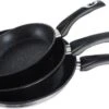 Premium Inductie Koekenpannenset - 3 Delig - Keramisch - Ø 20, 24 & 28 Cm - Braadpan - Zwart -Keuken Pot 1200x691
