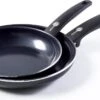 GreenPan Cambridge Koekenpannenset Ø 20cm + Ø 28cm - Zwart - Inductie - PFAS-vrij -Keuken Pot 1200x692