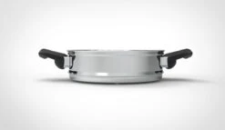 Royal Swiss Snelkookpan / Couscous Pan - 2 In 1 - 10 Liter - Ø 26 Cm - RVS - Inductie - Automatische Sluiting -Keuken Pot 1200x693 4