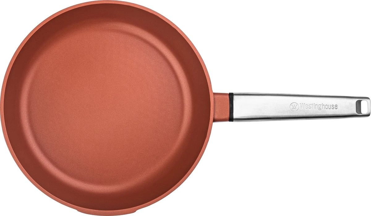 Westinghouse Performance Series - Koekenpan Inductie 28cm - Oven Geschikt - Rood - Geschikt voor alle warmtebronnen Westinghouse Performance Series - Koekenpan Inductie 28cm - Oven Geschikt - Rood - Geschikt Voor Alle Warmtebronnen -Keuken Pot