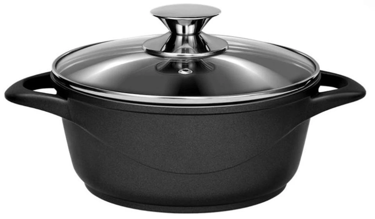 Smile 10-delige pannenset - type MGK-12 - Zwart Smile 10-delige Pannenset - Type MGK-12 - Zwart -Keuken Pot