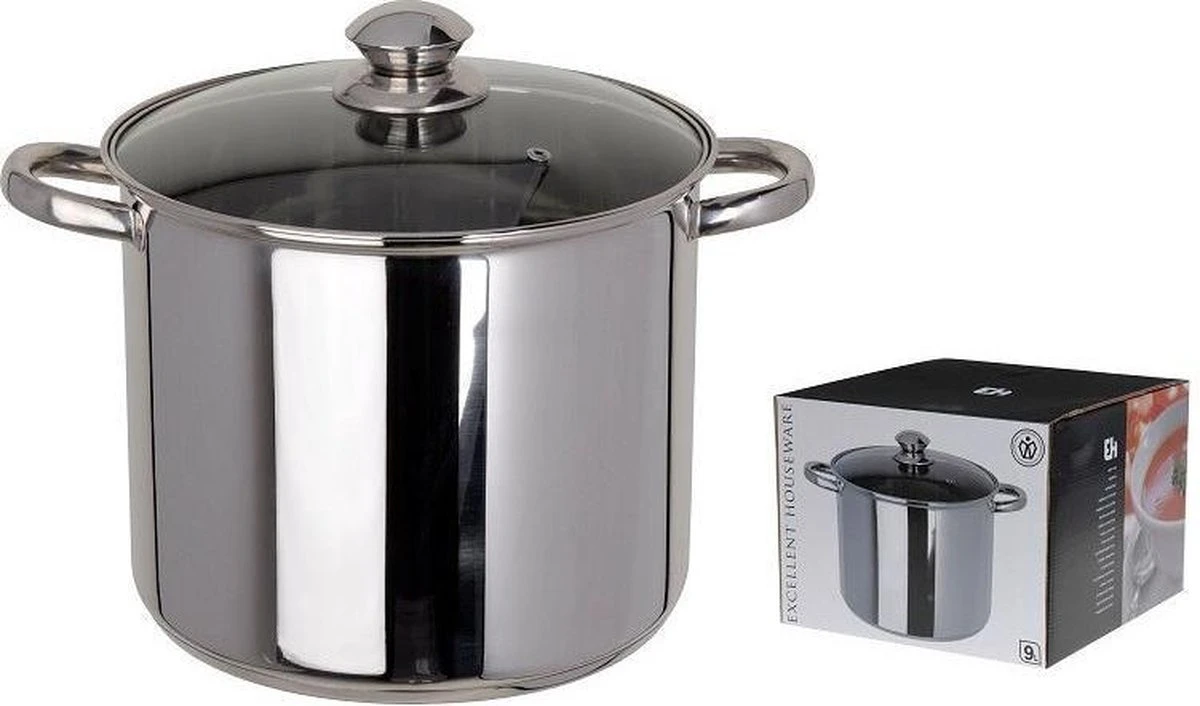 Excellent Houseware Soeppan - 9 l Excellent Houseware Soeppan - 9 L -Keuken Pot 1200x706 5