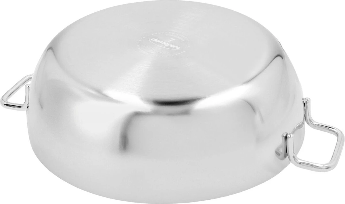 Demeyere Apollo Sauteerpan - Met glazen deksel - 28 cm Demeyere Apollo Sauteerpan - Met Glazen Deksel - 28 Cm -Keuken Pot