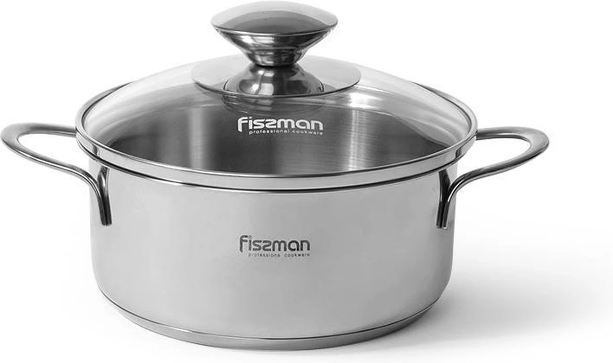 Fissman Bambino Kookpot met Deksel - Ø 14cm Fissman Bambino Kookpot Met Deksel - Ø 14cm -Keuken Pot 1200x711 2