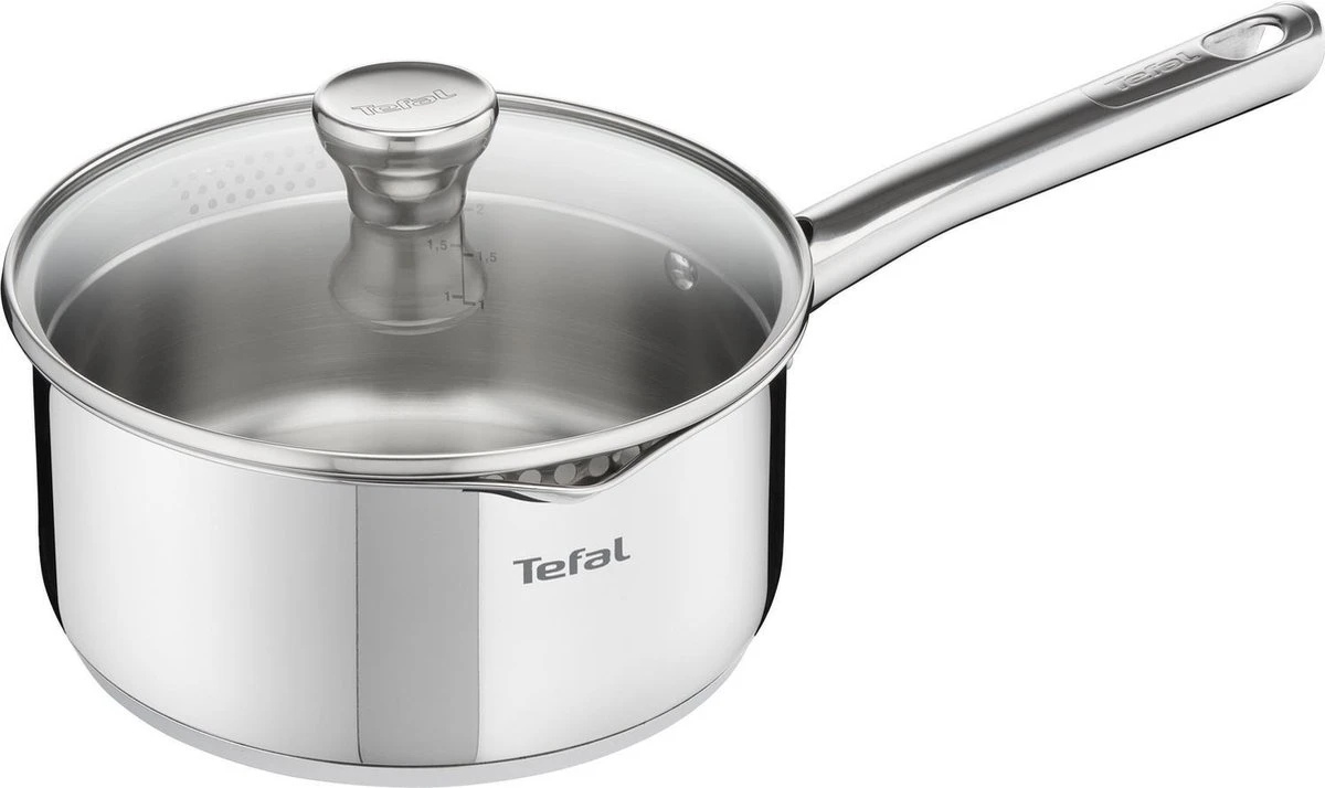 Tefal Duetto 3-delige kookset - Steelpan Ø 16 cm, kookpan Ø 20/24 cm Tefal Duetto 3-delige Kookset - Steelpan Ø 16 Cm, Kookpan Ø 20/24 Cm -Keuken Pot