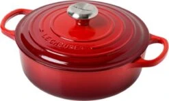 Le Creuset - Gietijzeren - Lage Braadpan - 24cm - Kersenrood 18 Le Creuset - Gietijzeren - Lage Braadpan - 24cm - Kersenrood -Keuken Pot 1200x719