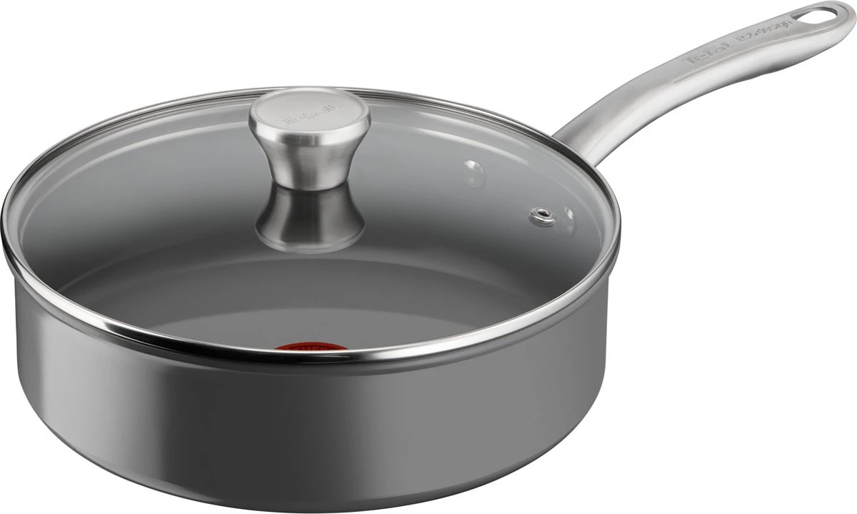 Tefal Renew+ Keramische hapjespan - Ø 24 cm - met deksel Tefal Renew+ Keramische Hapjespan - Ø 24 Cm - Met Deksel -Keuken Pot 1200x719 3