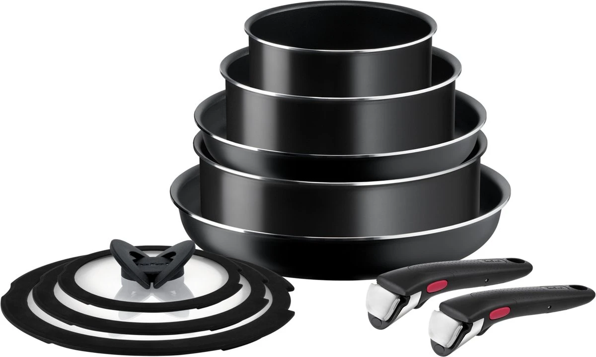 Tefal Ingenio Easy Cook & Clean Pannenset - 10-delig - Niet geschikt voor inductie Tefal Ingenio Easy Cook & Clean Pannenset - 10-delig - Niet Geschikt Voor Inductie -Keuken Pot 1200x720 11