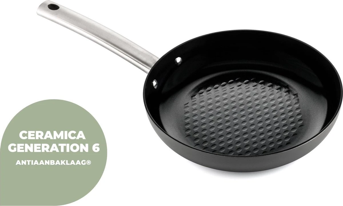 ISENVI Murray Combideal - Keramische Koekenpannen - RVS grepen ISENVI Murray Combideal - Keramische Koekenpannen - RVS Grepen -Keuken Pot 1200x723 1