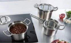 BK-Q-Linair Master Glas Kookpan 18 Cm - RVS - Glazen Deksel - Veilig Afgietsysteem - Inductie -Keuken Pot 1200x723