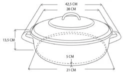 Sola Braadpan Fair Cooking - Ø 28 Cm - Zwart/wit - Aluminium - Antiaanbaklaag -Keuken Pot 1200x727 5