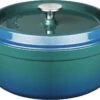 Sola Braadpan Gietijzer - Ø 24 Cm - Blauw/groen - Gietijzer - Extra Zware Bodem -Keuken Pot 1200x733 2