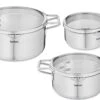 Tefal Nordica Pannenset 3 Delig - Steelpan Ø 16 Cm & Kookpan Ø 20 + Ø 24 Cm -Keuken Pot 1200x736