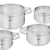 Tefal Nordica Pannenset 4 Delig - Steelpan Ø16 Cm & Kookpan Ø 18 + Ø 20 + Ø 24 Cm -Keuken Pot 1200x739