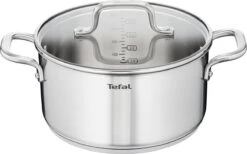 Tefal Virtuoso Pannenset 5 Delig - Hoge Kookpan Ø 22 Cm + Steelpan Ø 16 Cm + Kookpannen Ø 18/20/24 Cm -Keuken Pot 1200x749 1