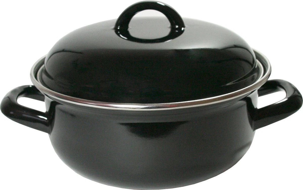 CasaLupo Emaille Braadpan Cooking - ø 26 cm / 5 Liter CasaLupo Emaille Braadpan Cooking - ø 26 Cm / 5 Liter -Keuken Pot 1200x753 1