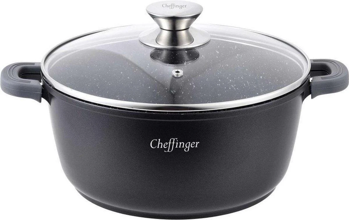 Cheffinger Cooking | Braadpan met deksel | 20cm | Alle Warmtebronnen |DC20 Cheffinger Cooking | Braadpan Met Deksel | 20cm | Alle Warmtebronnen |DC20 -Keuken Pot 1200x757 8