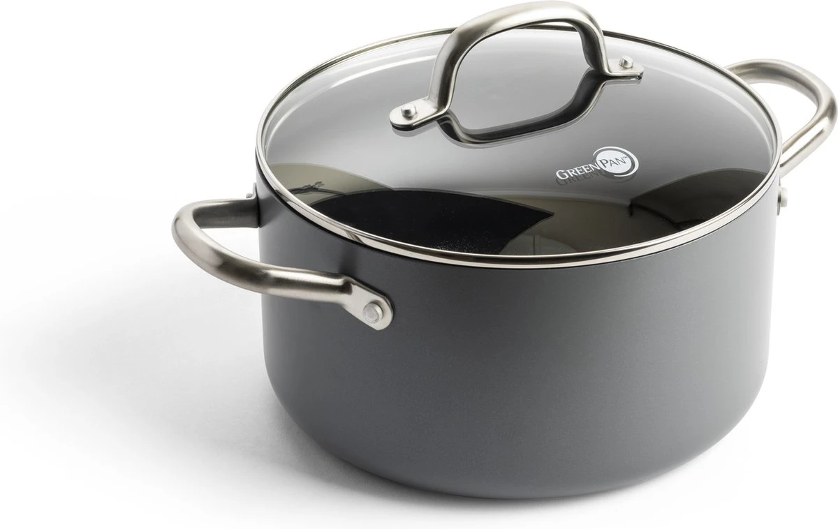 GreenPan Mayflower Pro pannenset - 10-delig - grijs - inductie - PFAS-vrij GreenPan Mayflower Pro Pannenset - 10-delig - Grijs - Inductie - PFAS-vrij -Keuken Pot 1200x758 1