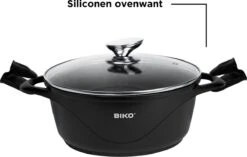 BIKO - Smile Pannen 8 Delige Pannenset - Braadpan - Zwart -Keuken Pot 1200x763 1