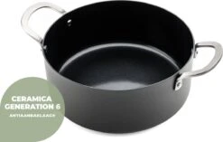 ISENVI Murray Keramische Kookpan 28 CM - RVS Greep -Keuken Pot 1200x763