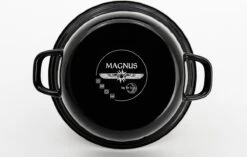 Lite-Body - Emaille - Magnus Braadpan 28cm/3,5l Met Deksel - Inductie - Zwart 4 Lite-Body - Emaille - Magnus Braadpan 28cm/3,5l Met Deksel - Inductie - Zwart -Keuken Pot 1200x763 6