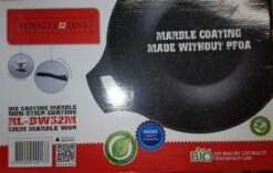 Royalty Line Marble Coating Wok - Met Glazen Deksel - Zwart - 30 Cm -Keuken Pot 1200x763 9