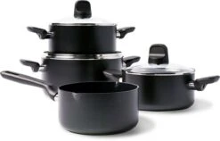 GreenPan Memphis Pannenset - 4-delig - Zwart - Inductie - PFAS-vrij -Keuken Pot 1200x767 1