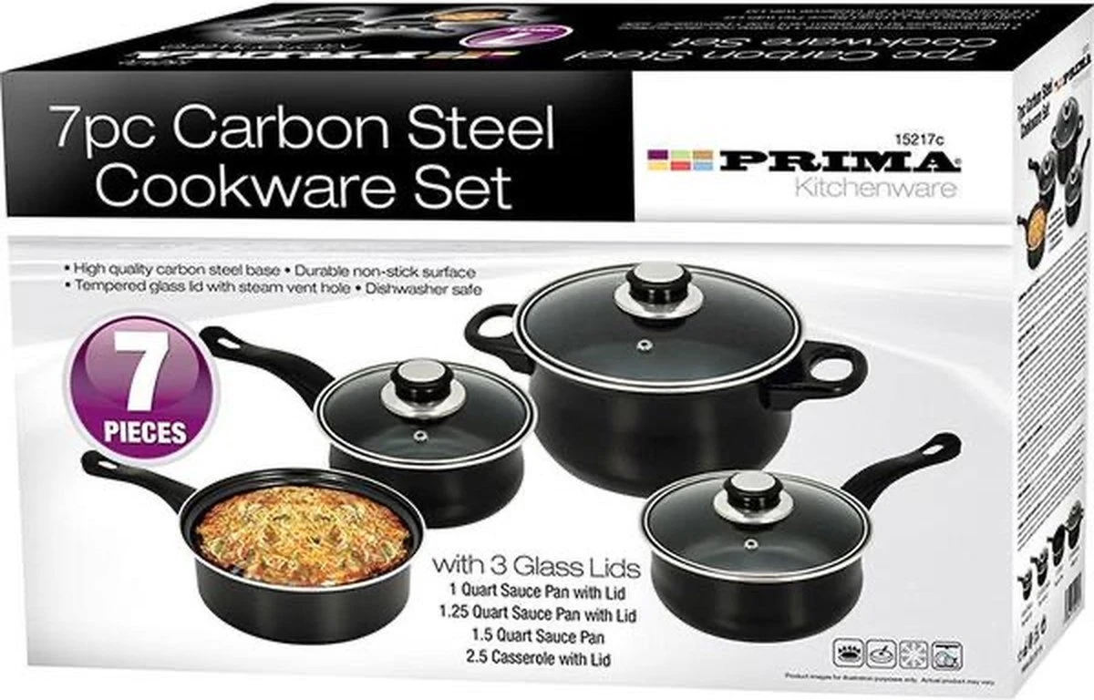 Prima Pannenset 7 delig - Kleine Pannen - Zwart - Antiaanbaklaag - Kookset - Met Deksel - Kookpannen - Sauspan - Cadeau voor Man en Vrouw Prima Pannenset 7 Delig - Kleine Pannen - Zwart - Antiaanbaklaag - Kookset - Met Deksel - Kookpannen - Sauspan - Cadeau Voor Man En Vrouw -Keuken Pot 1200x768 1