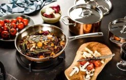 Koekenpan Ø26cm Met Deksel - Inductie - Koper - DUCQ -Keuken Pot 1200x770 3