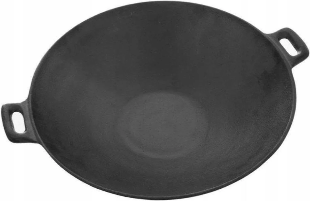 Cast Iron Wokpan / Wadjan Gietijzer - ø 31 cm - Zonder anti-aanbaklaag Cast Iron Wokpan / Wadjan Gietijzer - ø 31 Cm - Zonder Anti-aanbaklaag -Keuken Pot 1200x780 7