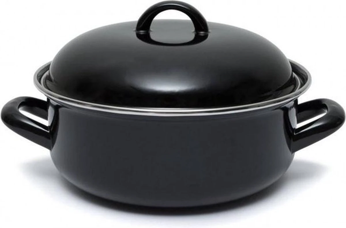 CasaLupo Emaille Braadpan Cooking - ø 26 cm / 5 Liter CasaLupo Emaille Braadpan Cooking - ø 26 Cm / 5 Liter -Keuken Pot 1200x789 4