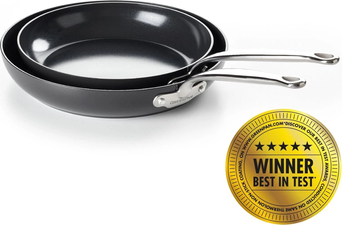 GreenPan Barcelona Infinity Pro koekenpannenset Ø 24cm + Ø 28cm - zwart - inductie - PFAS-vrij GreenPan Barcelona Infinity Pro Koekenpannenset Ø 24cm + Ø 28cm - Zwart - Inductie - PFAS-vrij -Keuken Pot 1200x791 3