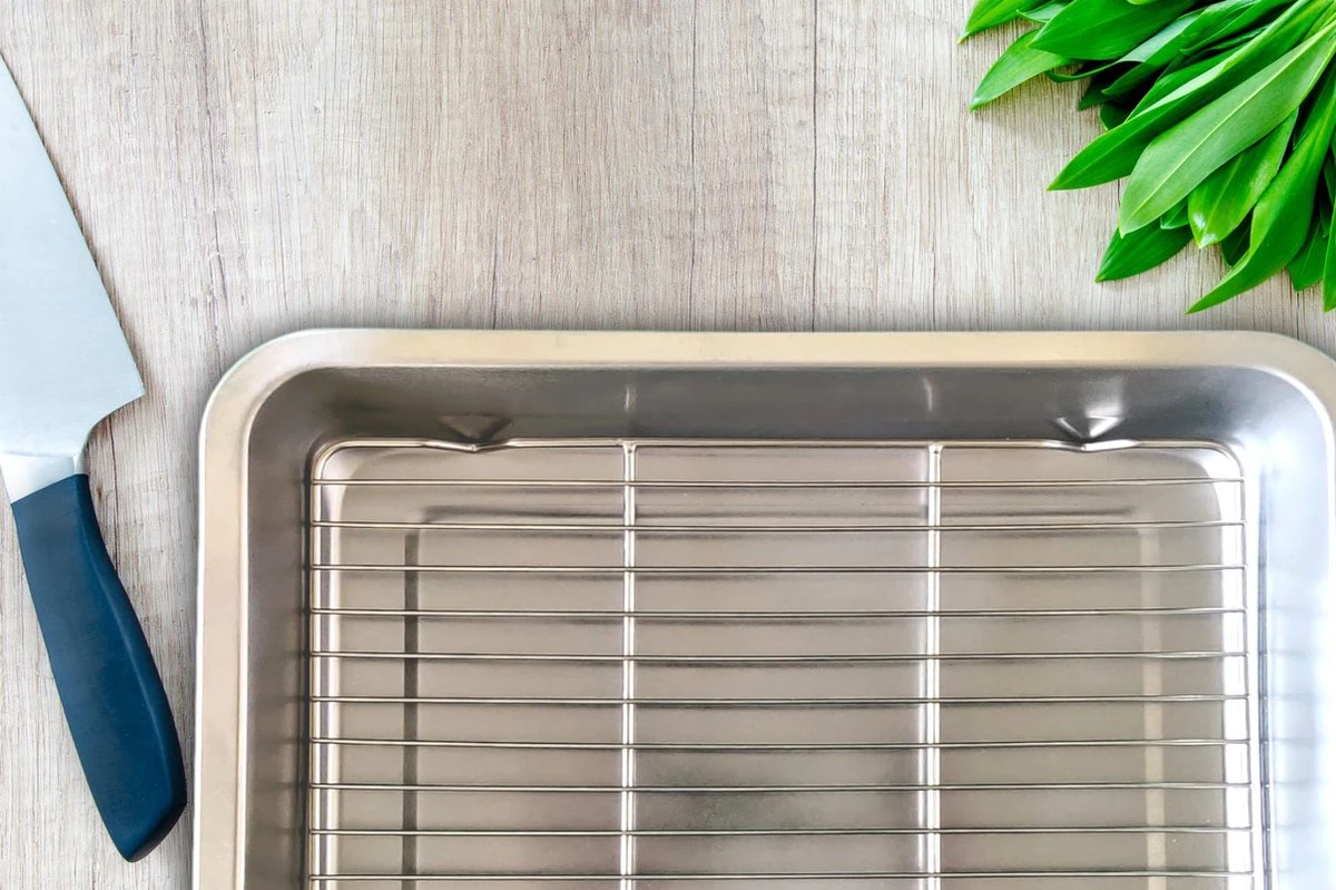 YUGN Braadslede Ovenschaal Braadslee Oven - Braadslede Met Rooster Voor Ovengerechten - Roestvrijstaal en 36x27x7CM - Cadeau tip YUGN Braadslede Ovenschaal Braadslee Oven - Braadslede Met Rooster Voor Ovengerechten - Roestvrijstaal En 36x27x7CM - Cadeau Tip -Keuken Pot 1200x799 160