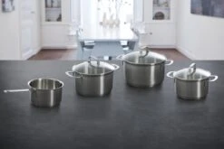 BK Bistro Pannenset - 4-delig - RVS - Glazen Deksel - Inductie -Keuken Pot 1200x800 15