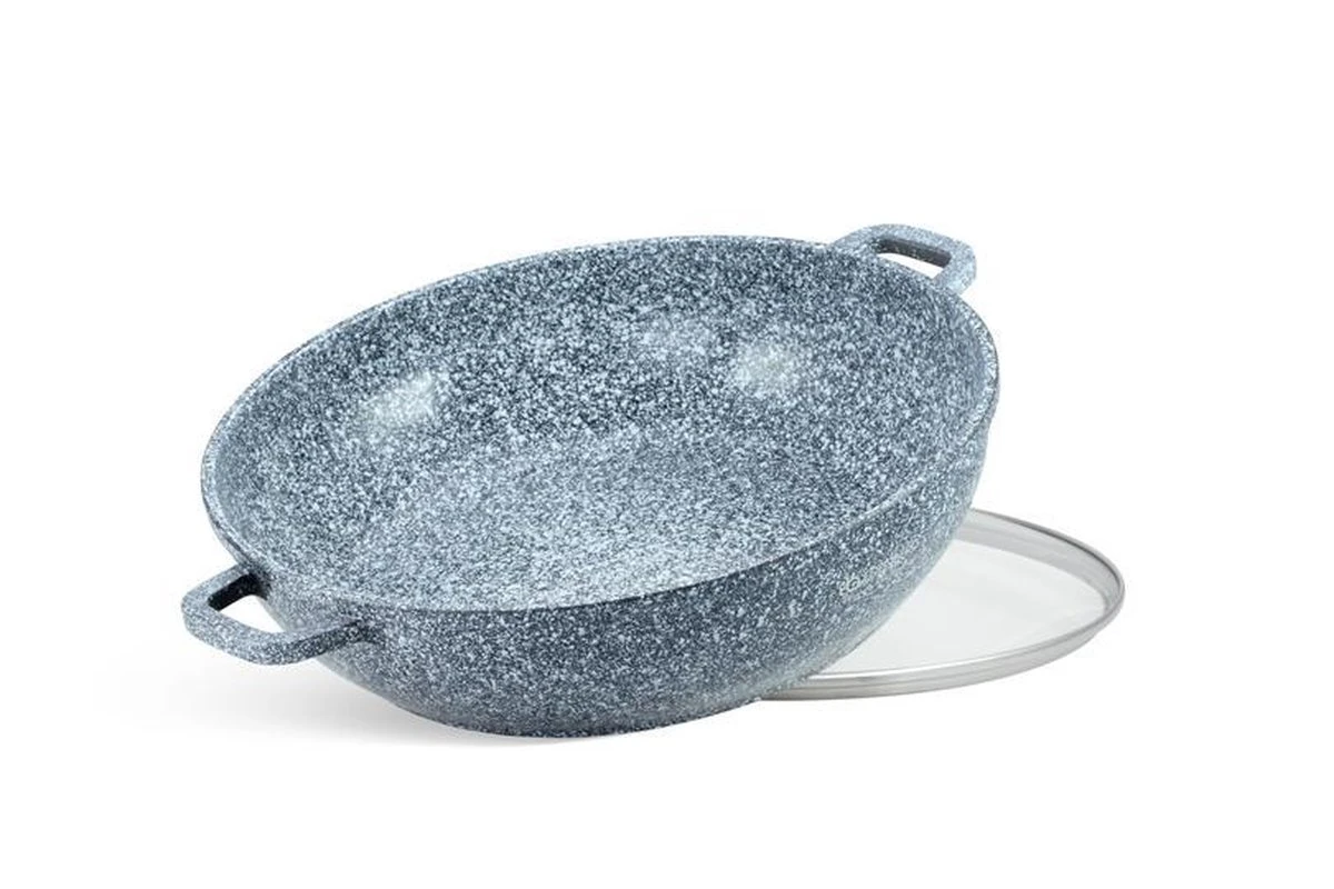 Edënbërg Stonetec Line - Luxe Wokpan - Ø 32 cm - 5.5l - 3-laags anti-aanbaklaag Edënbërg Stonetec Line - Luxe Wokpan - Ø 32 Cm - 5.5l - 3-laags Anti-aanbaklaag -Keuken Pot 1200x800 237
