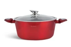 Edënbërg Red Line -15-delige Luxe Pannenset Van Gesmeed Aluminium - Rood/Metallic -Keuken Pot 1200x800 273