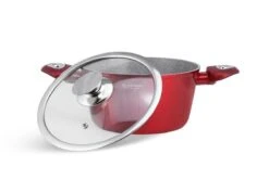 Edënbërg Red Line -15-delige Luxe Pannenset Van Gesmeed Aluminium - Rood/Metallic -Keuken Pot 1200x800 278