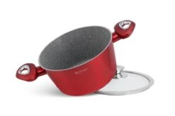 Edënbërg Red Line -15-delige Luxe Pannenset Van Gesmeed Aluminium - Rood/Metallic -Keuken Pot 1200x800 280