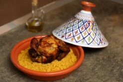 CRAFLAIR ~ Tajine ~ Ø 30 Cm ~ Geschikt Voor Inductie - Adapter ~ Handgemaakt ~ Geglazuurd Keramiek -Keuken Pot 1200x800 294