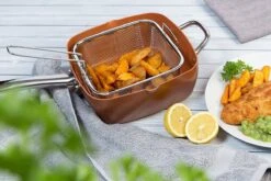 Nuovva Koperen Frituurpan, Met Diepe Zijkanten & Deksel 4 Nuovva Koperen Frituurpan, Met Diepe Zijkanten & Deksel -Keuken Pot 1200x800 310