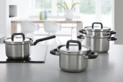 BK Flow Cool Pannenset - 4-delig – RVS Deksels - Veilig Afgietsysteem - Geschikt Voor Alle Warmtebronnen 19 BK Flow Cool Pannenset - 4-delig – RVS Deksels - Veilig Afgietsysteem - Geschikt Voor Alle Warmtebronnen -Keuken Pot 1200x800 8