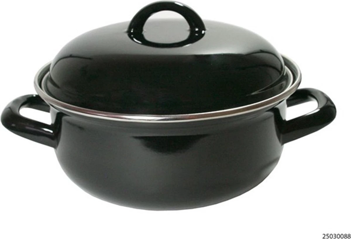 CasaLupo Emaille Braadpan Cooking - ø 26 cm / 5 Liter CasaLupo Emaille Braadpan Cooking - ø 26 Cm / 5 Liter -Keuken Pot 1200x818 7