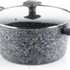 Westinghouse Kookpan/Braadpan Inductie - Ø 28 Cm - Grijs Graniet - Met Deksel - PFOA Vrij -Keuken Pot 1200x821 2