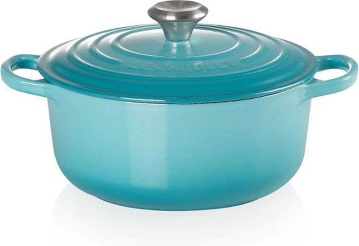 Le Creuset Braadpan Signature Caribbean Blue - ø 20 cm / 2.4 Liter Le Creuset Braadpan Signature Caribbean Blue - ø 20 Cm / 2.4 Liter -Keuken Pot 1200x825 13
