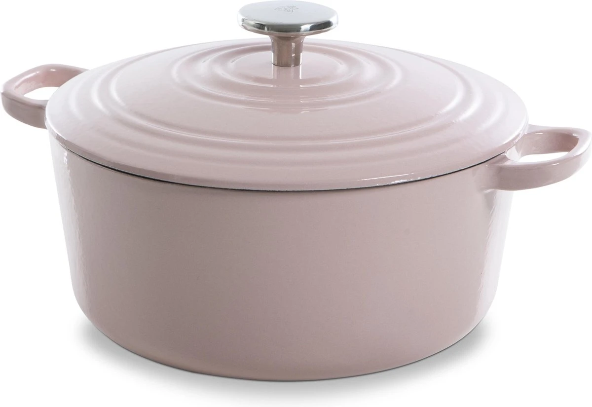 BK Bourgogne braadpan Ø 24 cm - roze - gietijzer - inductie BK Bourgogne Braadpan Ø 24 Cm - Roze - Gietijzer - Inductie -Keuken Pot 1200x825 14