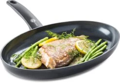 GreenPan Cambridge Vispan 32cm - Zwart - Inductie - PFAS-vrij -Keuken Pot 1200x830