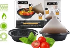 CUILINA Tajine Ø 30 Cm Geschikt Voor Alle Kookplaten, Inclusief Inductie. -Keuken Pot 1200x831 5