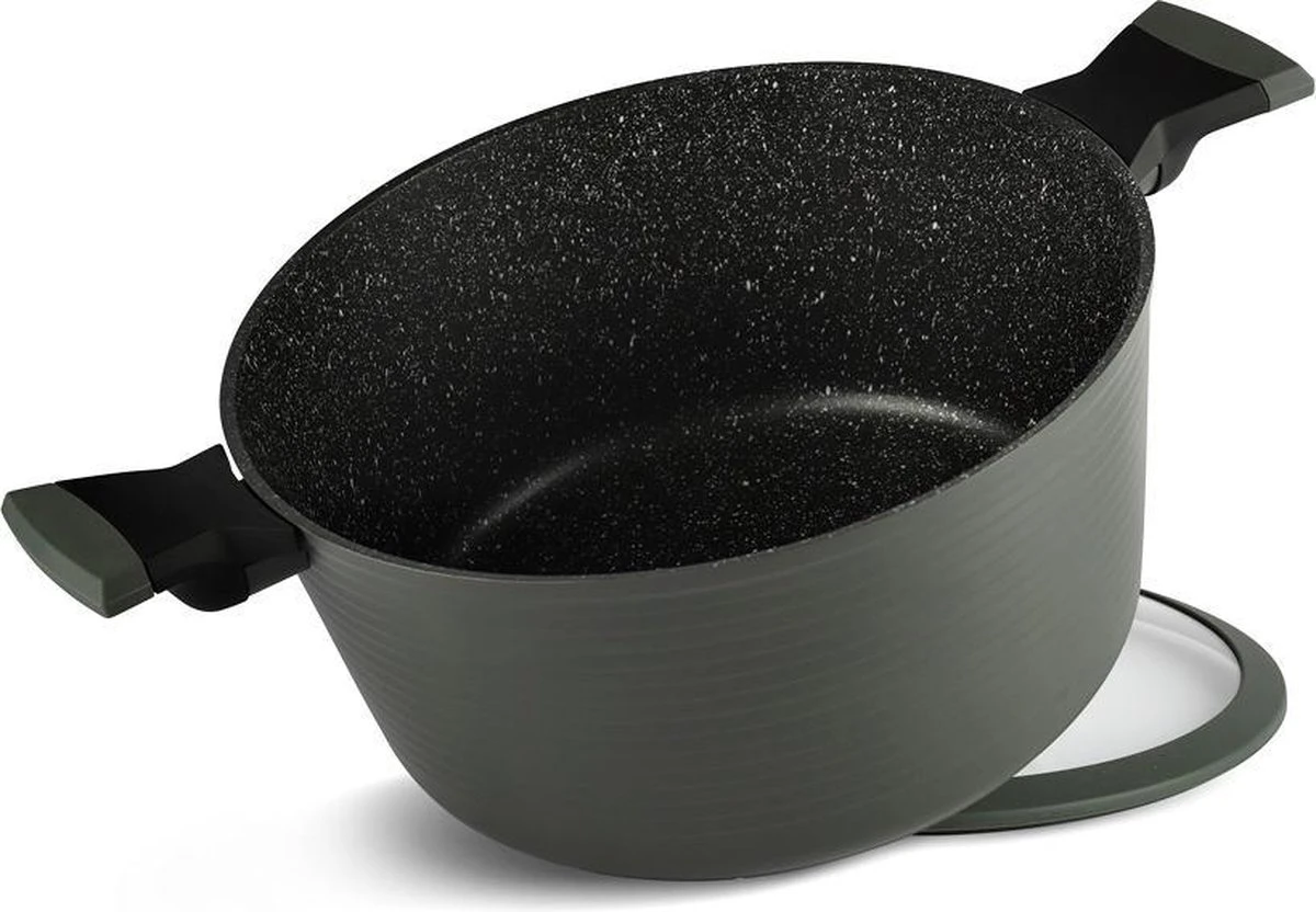 Edënbërg Green Line - 12-delige Luxe Pannenset van Gesmeed Aluminium - Keramische/Marmeren Coating Edënbërg Green Line - 12-delige Luxe Pannenset Van Gesmeed Aluminium - Keramische/Marmeren Coating -Keuken Pot 1200x832 3