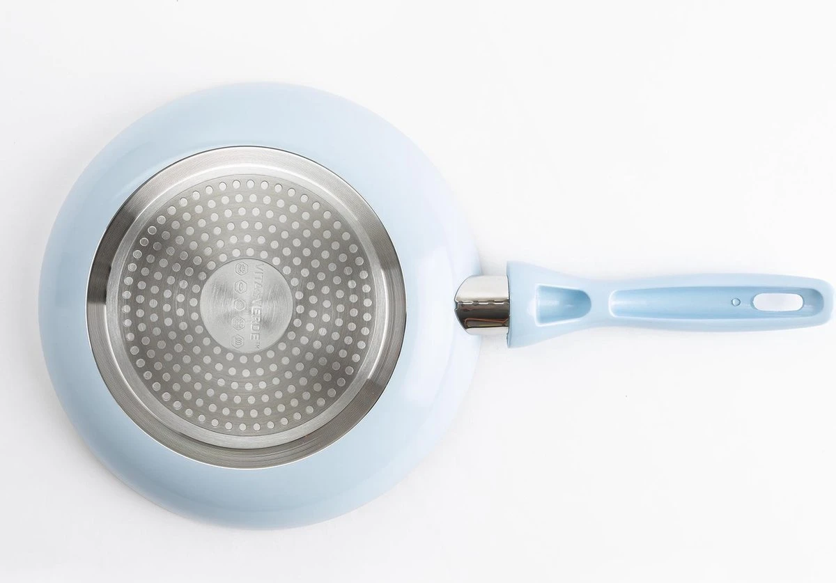 VitaVerde Expert koekenpannenset Ø 24cm + Ø 28cm - lichtblauw - inductie - PFAS-vrij VitaVerde Expert Koekenpannenset Ø 24cm + Ø 28cm - Lichtblauw - Inductie - PFAS-vrij -Keuken Pot 1200x837 1